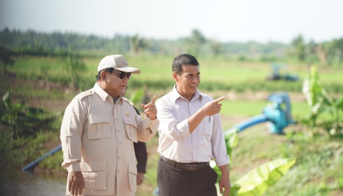 Presiden Prabowo Lakukan Kunjungan Perdana ke Lahan Pertanian di Merauke, Dorong Swasembada Pangan