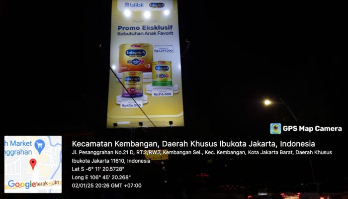 Reklame Produk Susu Formula di Kembangan Selatan Diduga Langgar Pergub, Warga Minta satpol PP lakukan Penertiban