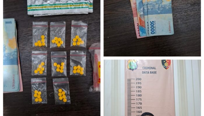 Polsek Karawaci Amankan Penjual Obat-obatan Tanpa Izin di Koang Jaya
