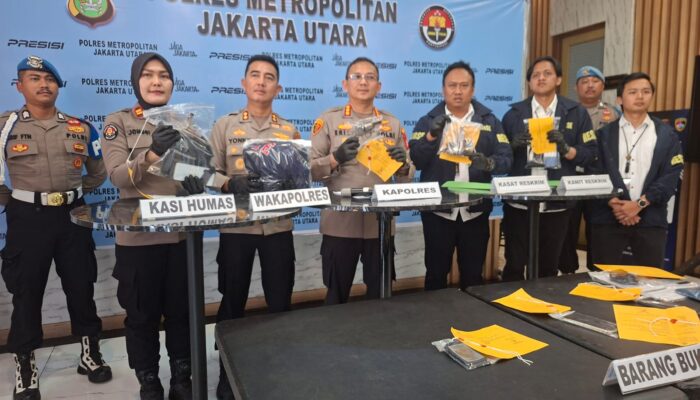 Polres Metro Jakarta Utara Tangkap 4 Pelaku Ranmor Modus Berpura Jadi Polisi