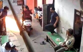 Peristiwa Pelemparan Molotov di Koja Kenai Korban Ibu Bermotor, Karena Asmara